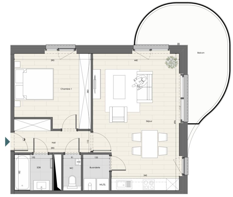 Appartement B.2